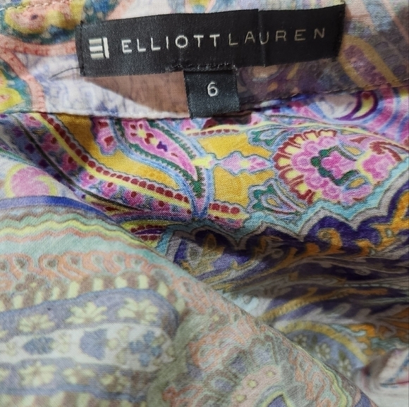 Elliott Lauren Kaleidoscope Print Blouse - Picture 3 of 3